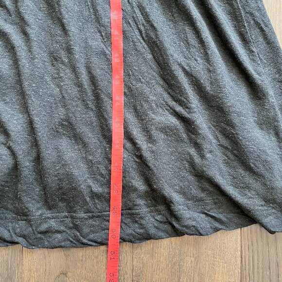 FP Beach Marina Knot Front Maxi Dress Size M Dark Gray Boho Sleeveless - Picture 6 of 7